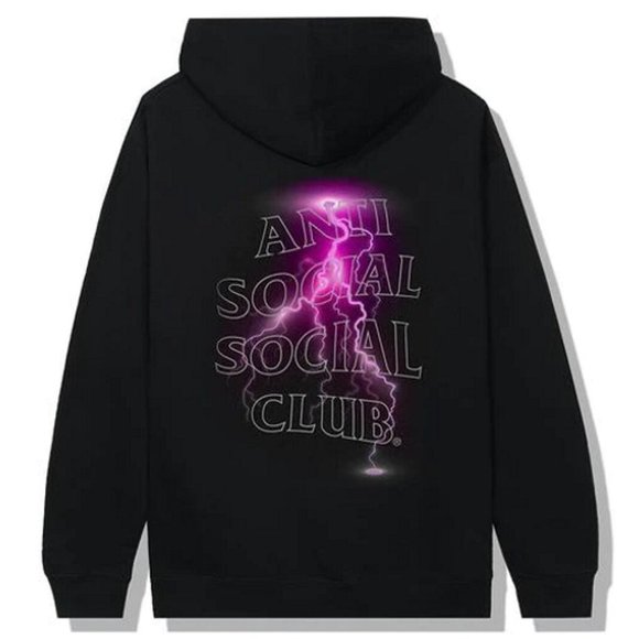 Anti Social Social Club Save Your Tears パーカー ブラック Anti Social Social Club Save Your Tears Black Hoodie - FW21